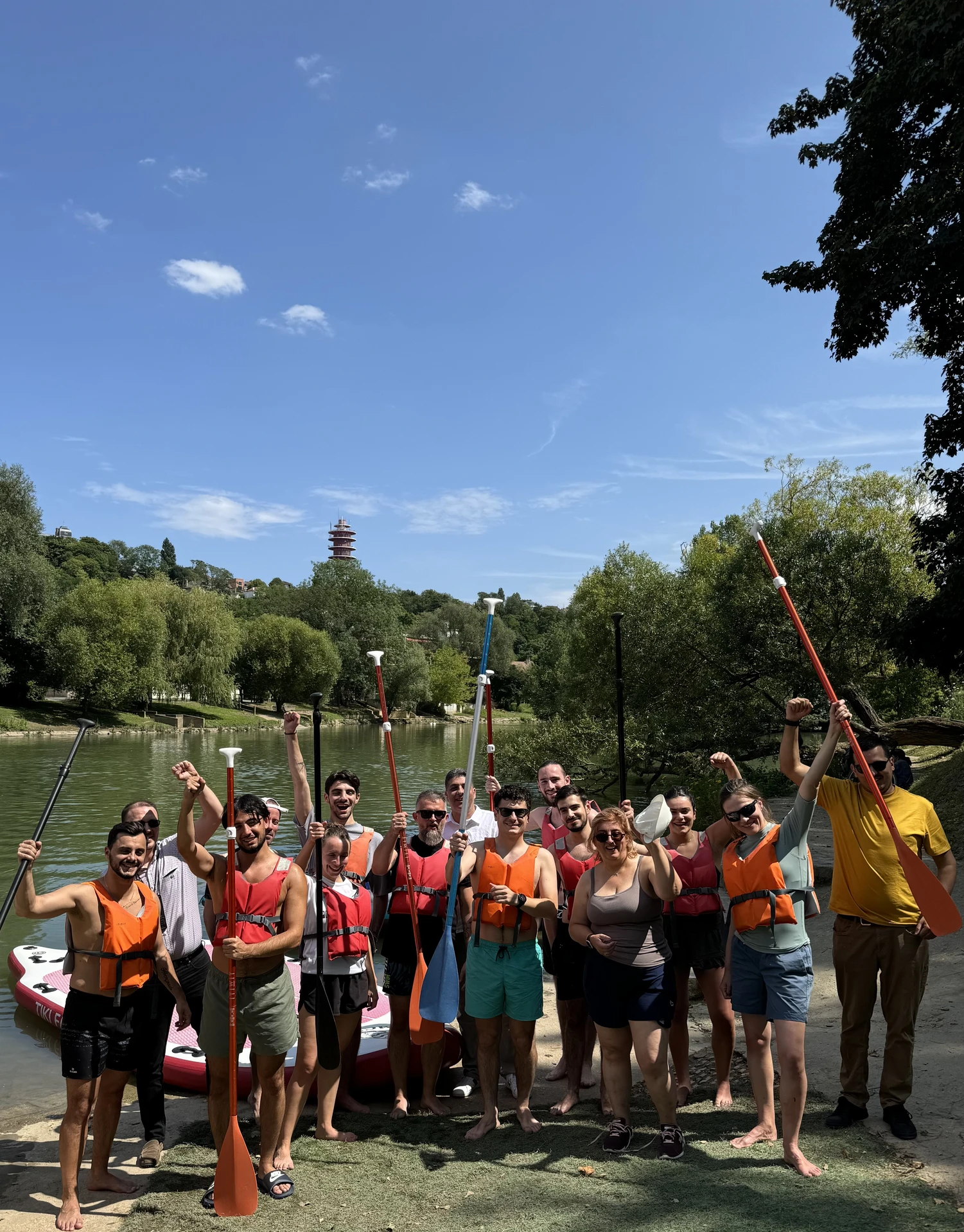 Team Building — activité paddle en entreprise sur la Marne